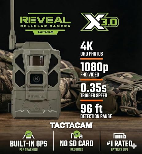 Version 1.0.0 TACTACAM REVEAL X Gen 3.0 Cellular Trail Camera 2-Pack Bundle