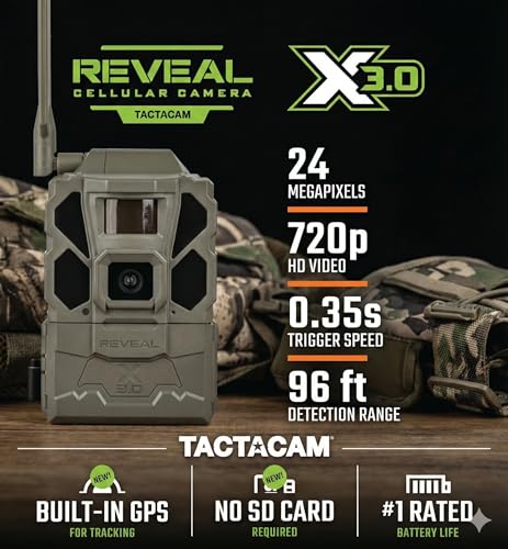 Version 1.0.0 TACTACAM REVEAL X Gen 3.0 Cellular Trail Camera 2-Pack with 32GB SD Cards