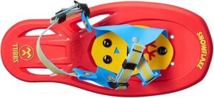 p3 Tubbs Snowflake Youth Snowshoes - 14 Inch, Red