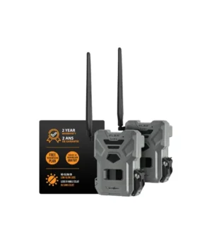 spypoint-flex-dark-twin-undercover-scouting.webp SPYPOINT FLEX-DARK Cellular Trail Camera 4-Pack Bundle with Solar Panel, 32GB Memory Cards and Card Reader